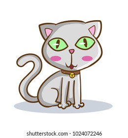 cute cat vector illustration