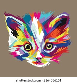 a Cute cat vector illustration