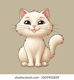 Cute cat vector and illustration