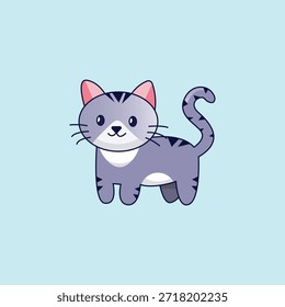 a cute cat vector illustration