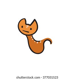 Cute cat vector illustration