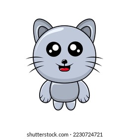 cute cat vector illustration design