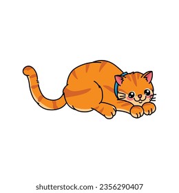 Cute Cat Vector Illustration For your Design Asset