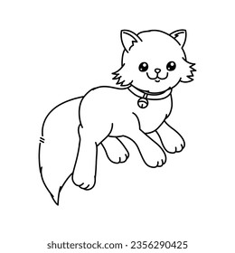 Cute Cat Vector Illustration für Ihr Design-Objekt