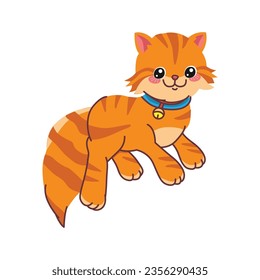 Cute Cat Vector Illustration für Ihr Design-Objekt