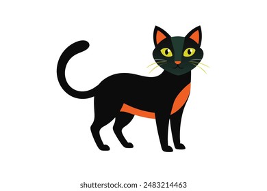 Cute cat vector image artwork illustration