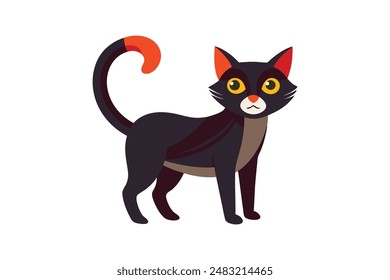 Cute cat vector image artwork illustration