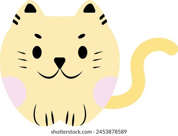 Imagen de Vector de gato lindo para fondo o proyecto