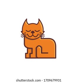 süße Vektorillustration mit minimalistischem, modernem Konzept