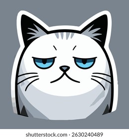 A Cute Cate Sad Mood