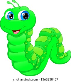 cute caterpillar cartoon