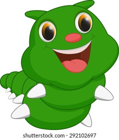 cute caterpillar cartoon