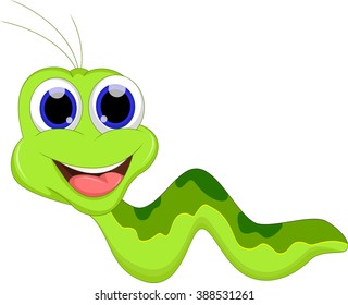 Cute caterpillar cartoon