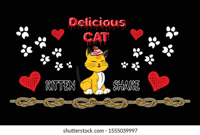 Cute cats design vector for kids