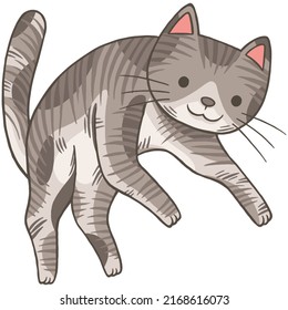 Cute Cats in Flat Design Style