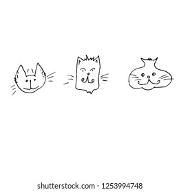 Cute cats. House Pets.