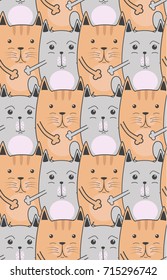 Cute cats pattern