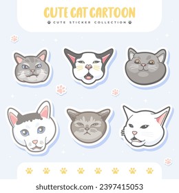 Cute cats' Sticker