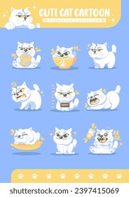cute cats sticker collection 4