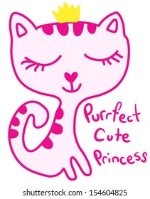 cute cat/T-shirt graphics/cute cartoon characters/cute graphics for kids/Book illustrations/textile graphic/graphic designs for kindergarten/cartoon character design/fashion graphic/cute wallpaper