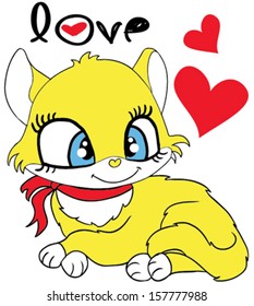 cute cat/T-shirt graphics/cute cartoon characters/cute graphics for kids/Book illustrations/textile graphic/graphic designs for kindergarten/cartoon character design/fashion graphic/cute wallpaper