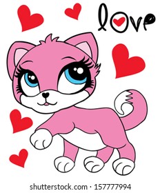 cute cat/T-shirt graphics/cute cartoon characters/cute graphics for kids/Book illustrations/textile graphic/graphic designs for kindergarten/cartoon character design/fashion graphic/cute wallpaper