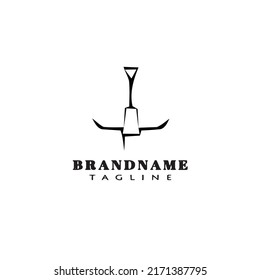 cute ceiling fan cartoon logo design template icon flat modern isolated vector illustration