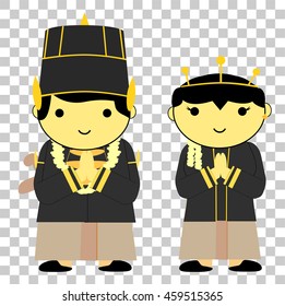 cute central Java bride couple, at transparent effect background
 - Powered by Shutterstock - Get 15% off with code: PIKWIZARD15
