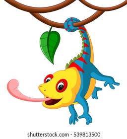 Cute Chameleon cartoon