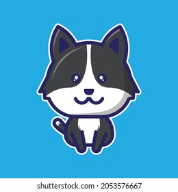 Cute character animal chibi style