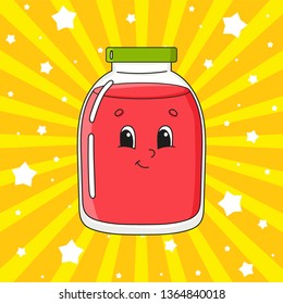 Cute character. Colorful vector illustration. Cartoon style. Isolated on color background. Design element. Template for your design, books, stickers, cards, posters, clothes.