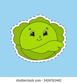 Cute character. Colorful vector illustration. Cartoon style. Isolated on color background. Design element. Template for your design, books, stickers, cards, posters, clothes.