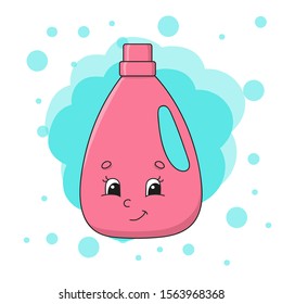 Cute character. Colorful vector illustration. Isolated on color abstract background. Design element. Template for your design, books, stickers, posters, cards, clothes. Cartoon style.