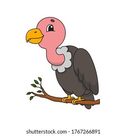 Cute character. Colorful vector illustration. Cartoon style. Isolated on white background. Design element. Template for your design, books, stickers, cards, posters, clothes.