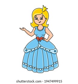 Cute character. Colorful vector illustration. Cartoon style. Isolated on white background. Design element. Template for your design, books, stickers, cards, posters, clothes.