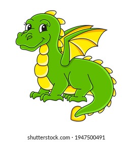 Cute character. Colorful vector illustration. Cartoon style. Isolated on white background. Design element. Template for your design, books, stickers, cards, posters, clothes.