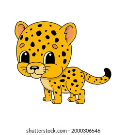 Cute character. Colorful vector illustration. Cartoon style. Isolated on white background. Design element. Template for your design, books, stickers, cards, posters, clothes.