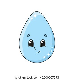 Cute character. Colorful vector illustration. Cartoon style. Isolated on white background. Design element. Template for your design, books, stickers, cards, posters, clothes.