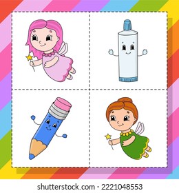Cute character. Design element. Template for your design, books, stickers, cards, posters, clothes. Cartoon style. Isolated on white background. Vector illustration.