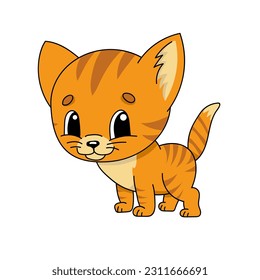 Cute character. Design element. Template for your design, books, stickers, cards, posters, clothes. Cartoon style. Isolated on white background. Vector illustration.