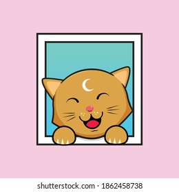 personaje lindo, vector divertido de gatitos