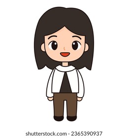 Ilustración de caracteres personalizados para web, aplicación, infografía, etc.