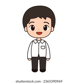 Ilustración de caracteres personalizados para web, aplicación, infografía, etc.