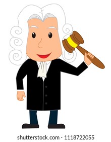 Cute character judge