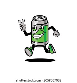 Cute Character Junk Food Cola Drink