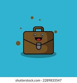 Cute Character Mascot Work Suitcase