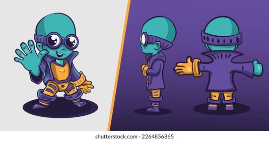 Cute Character. Simple color  with hands, feet and funny face, trendy kids design, cute emotions, vector cartoon flat set. character design. Vector.Illustration