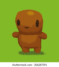 Cute character, vector