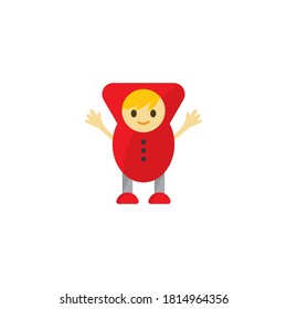 Cute character vector design illustration