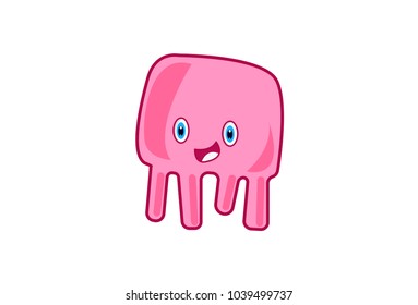 Cute Character . Vector illustration. Isolated on white background.